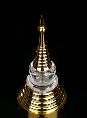 螺纹口密封好进口亚克力泰式舍利塔装藏藏红花甘露丸A型包邮