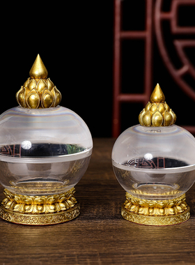 铜加亚克力装藏装舍利藏式舍利塔