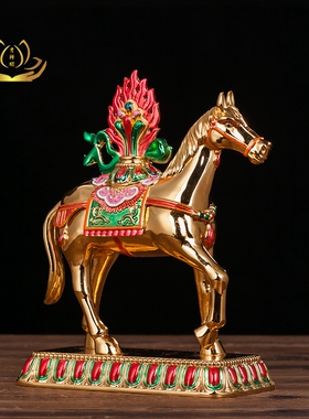 锌合金款马宝象宝摆件