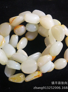 玉石新疆和田玉手链 和田籽料玉石手链 女款男款手链手串批发