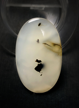 天然风景玛瑙椭圆形情侣吊坠挂坠