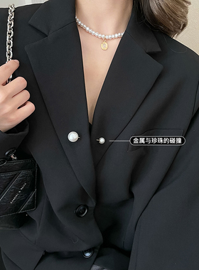裙子收腰调节神器衣服固定扣子领口防走光胸针扣别针腰围改小扣针