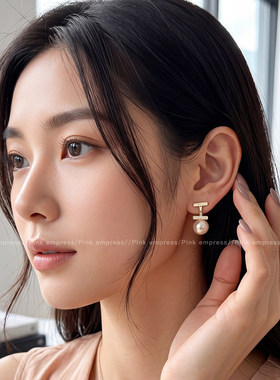 巨好看珠珠耳环女2026新款轻奢高级感耳钉独特高级感耳坠气质耳饰
