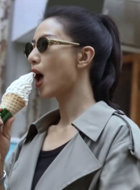 绝密较量高圆圆赵亚苧同款墨镜女ins复古欧美气质百搭太阳眼镜潮