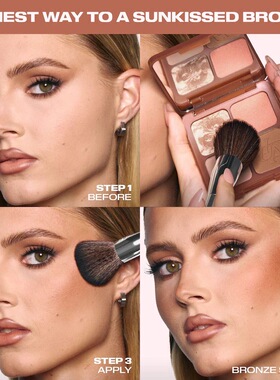 海淘HUDA BEAUTY Bronze Filter Bronzer and Contour古铜修容盘
