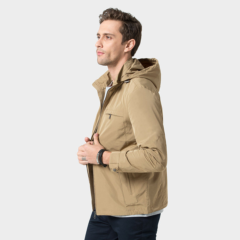 骆驼男装男士2020新款春秋黑色夹克 骆驼国际夹克