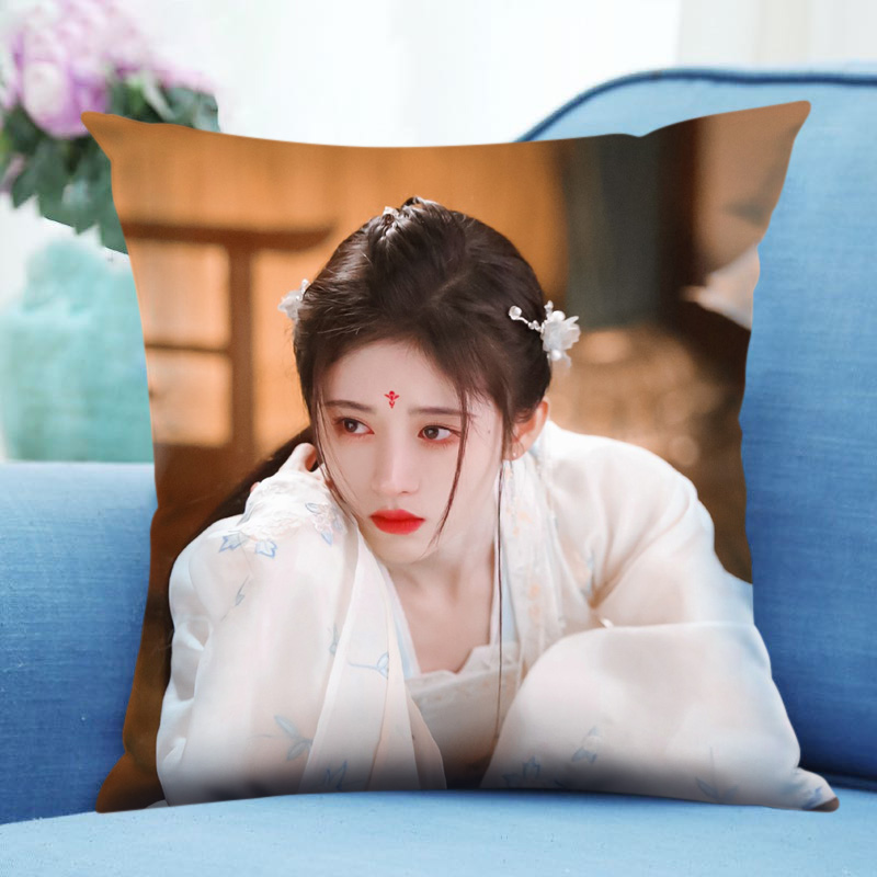 鞠婧祎抱枕DIY定制logo照片两面SNH48创意ins网红款人形图片枕头