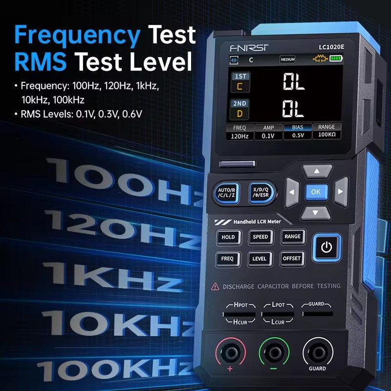 FNIRSI LC1020E High Precision Digital Bridge LCR ESR Tester,淘宝优惠券,粉丝福利购,淘宝优惠卷