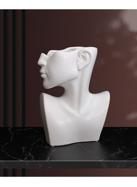 北欧ins风创意人脸艺术家居陶瓷