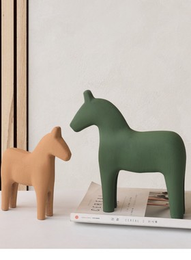创意达拉木马摆件家居饰品