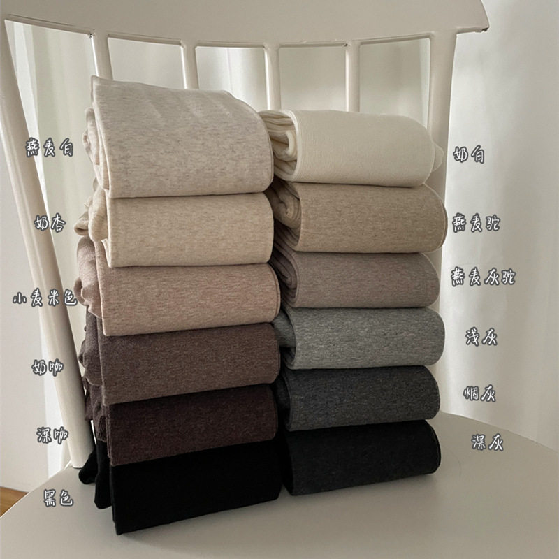 秋冬燕麦白色600D薄款棉平板打底连裤袜子女百搭踩脚裤内搭紧身裤,淘宝优惠券,粉丝福利购,淘宝优惠卷