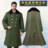 Старый стиль армия хлопковое зеленое пальто армия.