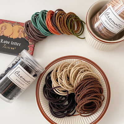 网红彩色发圈新高弹力耐用款