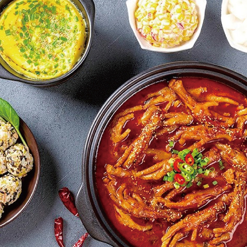 韩式火辣鸡爪1000g/袋正宗朝鲜族风味解馋小零食软烂脱骨加热即食,淘宝优惠券,粉丝福利购,淘宝优惠卷