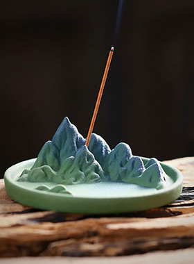 香炉线香插日式禅意太极茶道