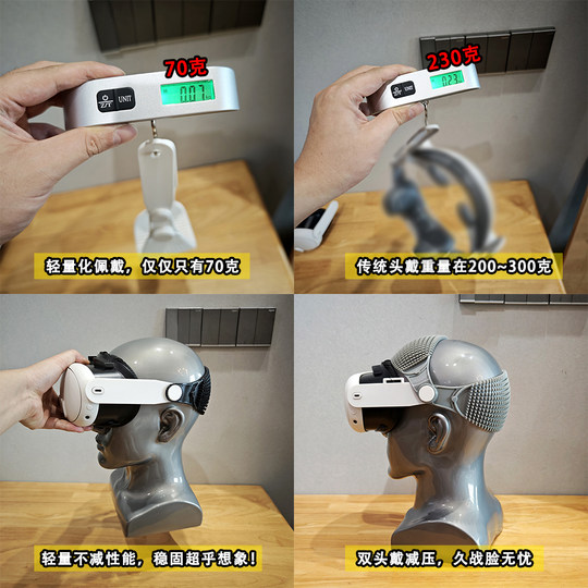 Quest3 head-mounted and reclining Quest3S/2 accessories