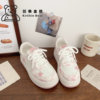 White shoes, girls' shoes, 2026 popular children's sports shoes, new casual shoes, girls' sneakers, thick-soled students' spring