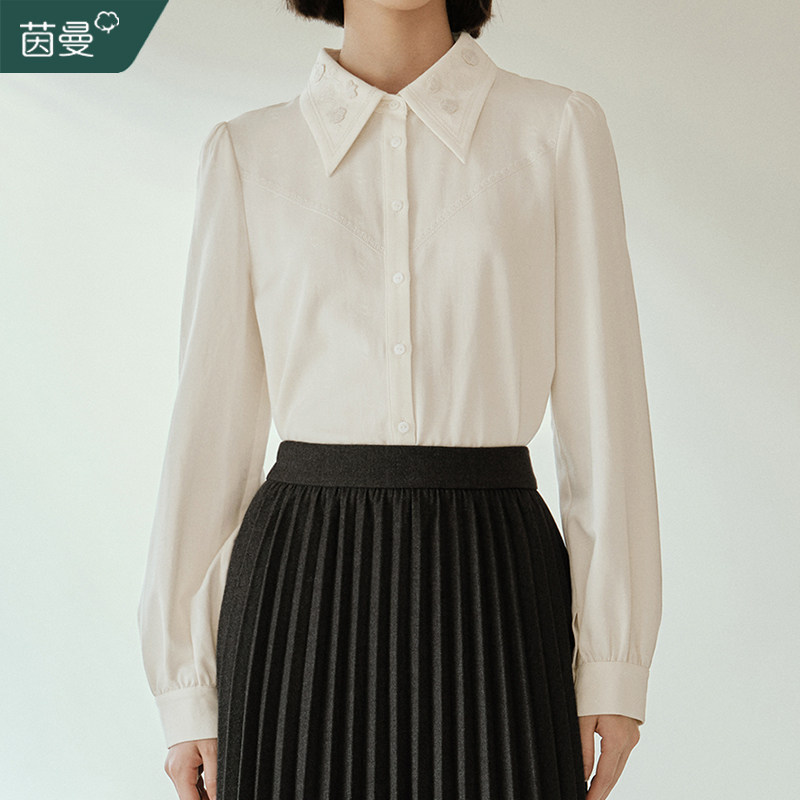  茵曼筱茵衬衫