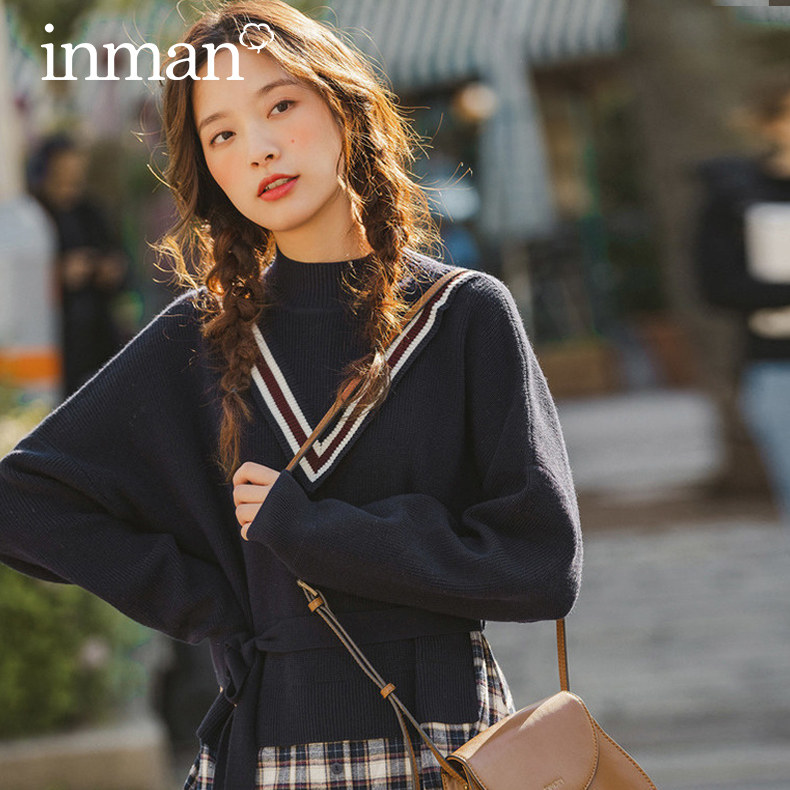 茵曼旗舰店减龄洋气套装裙连衣裙 茵曼筱茵连衣裙