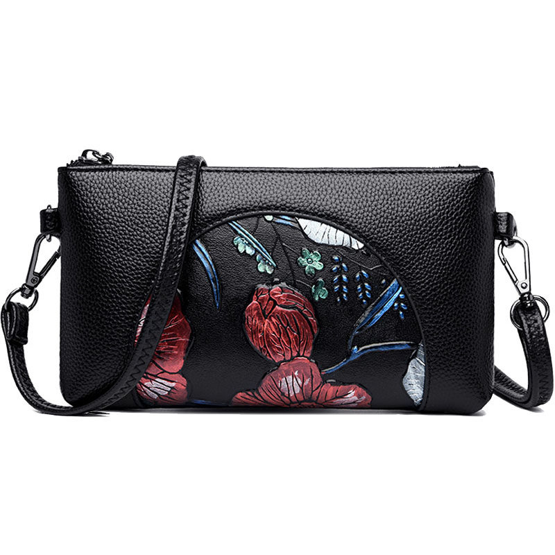 老年人女奶奶中年妈妈包手拎斜挎包 彼卡斯尼女士包袋