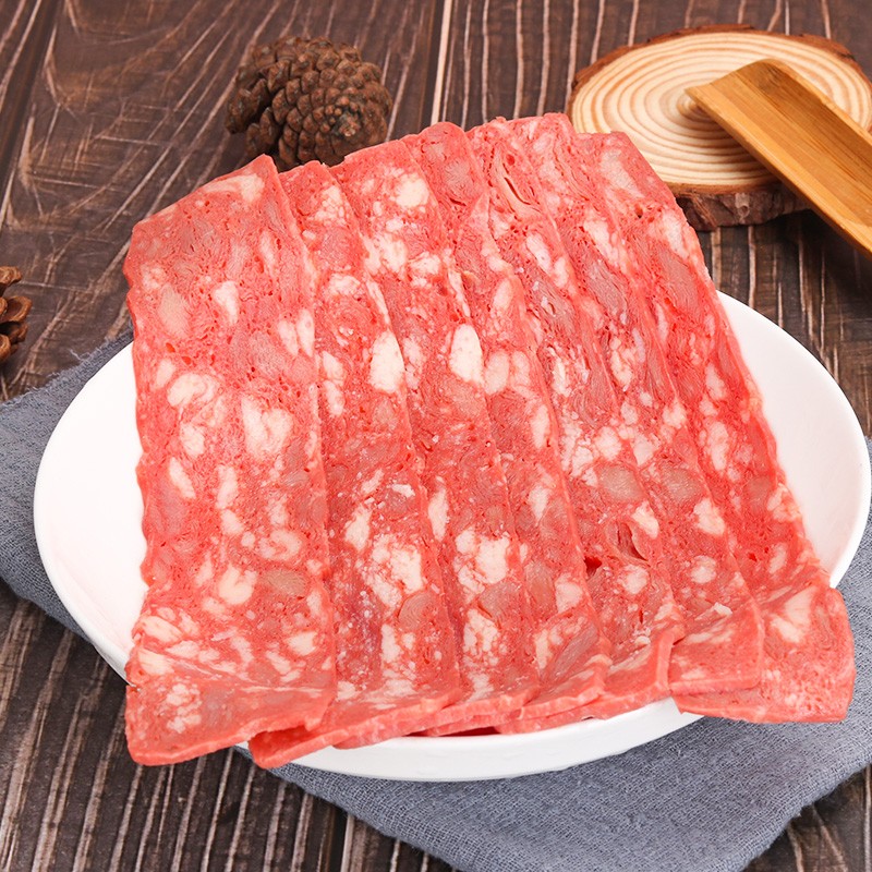 海阳优选培根肉片1.5kg*8袋一箱烟熏肉手抓饼烘焙烧烤培根肉火锅-图2