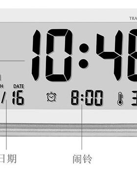 超薄折叠电子钟磁吸温湿度时钟