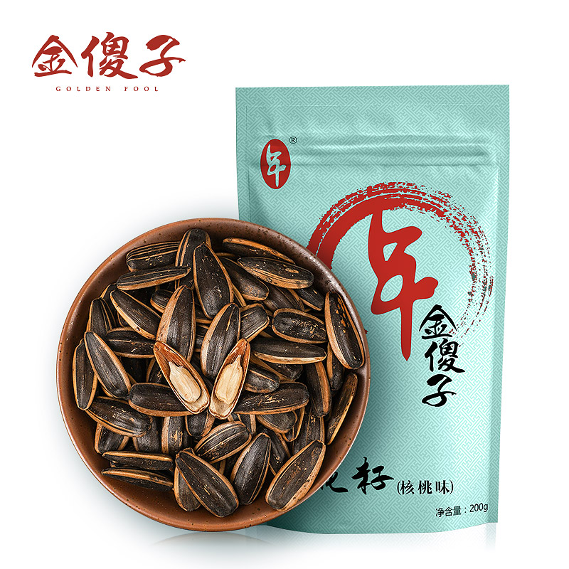 金傻子 原味袋装小包瓜子200g