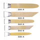 Toothed bamboo silt repair knife sculpture tool