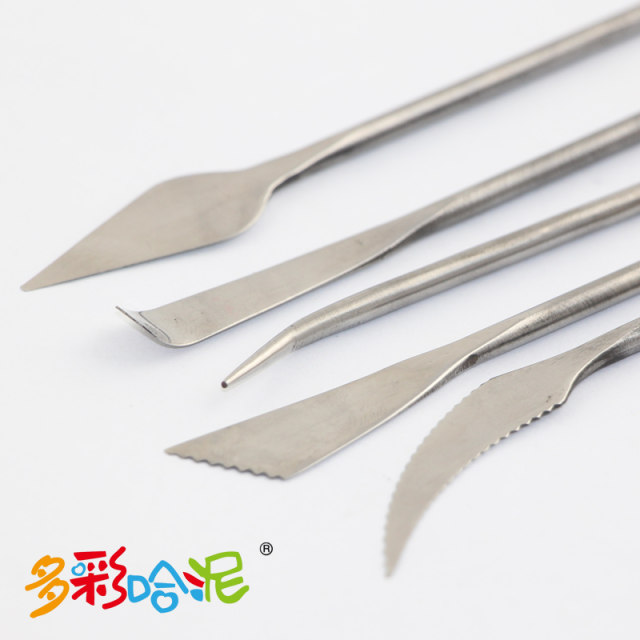 Stainless steel clay knife set 5 clay sculpture