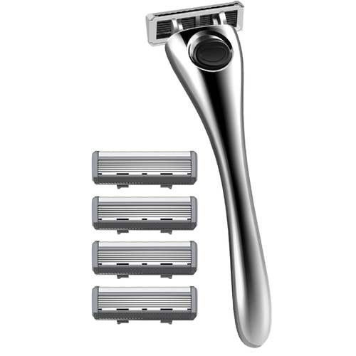 Воспасть шестислойное ручное руководство по бритву в стиль бритвы.