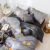 Phim hoạt hình đơn giản Nhật Bản Snoopy bộ bốn mảnh 1,8m nhỏ dễ thương nhỏ lanh lanh chăn bao gồm ký túc xá sinh viên ba mảnh - Bộ đồ giường bốn mảnh chăn ga gối Bộ đồ giường bốn mảnh