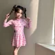 高能感女童泳衣连体防晒女孩长袖游泳平角速干冰凉感泳衣