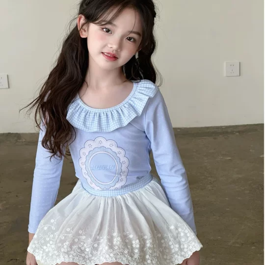 儿童泳衣女童分体欧若风防晒速干度假游泳衣品质泳装夏季新款101