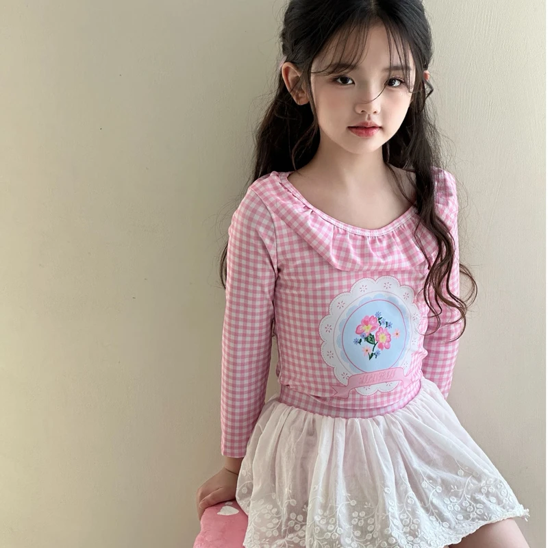 女童泳衣分体平角裙式保守公主风长袖防晒泳衣夏季新款儿童泳装,淘宝优惠券,粉丝福利购,淘宝优惠卷