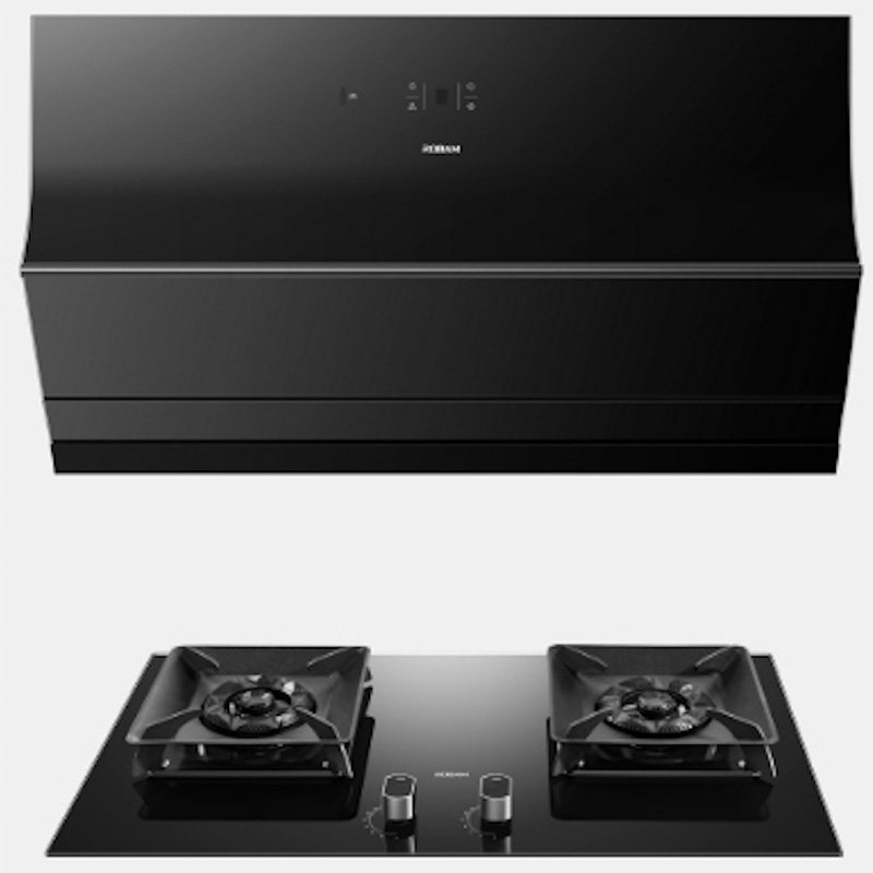 [科技超薄]老板官方旗舰近吸燃气灶 老板烟灶消套装