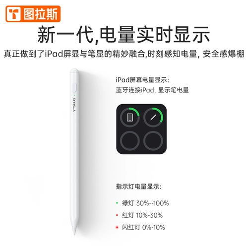 Turlas применим к iPad емкости Pen Pro2022 Apple Air5 Touch Apple Pencil Second -Generation 2021 планшет ARI4 Магнитная зарядка MINI6 Сенсорный экран 10 Рукописный 9 -Flat IPD IPD IPD IPD IPD IPD