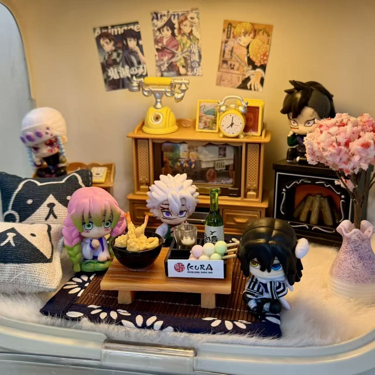 鬼灭之刃诞生花系列盲盒手办动漫潮玩公仔周边生日礼物桌面小摆件,淘宝优惠券,粉丝福利购,淘宝优惠卷