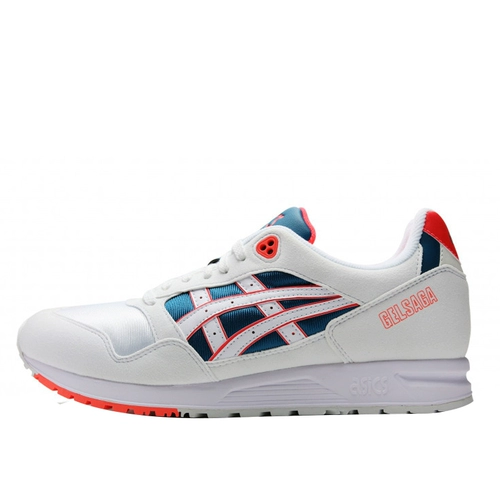 Asics Gel-Saga Asiga Color White Blue Men's Women Shoes Leisure спортивные кроссовки 1193A071-101