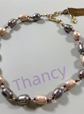 CAROLEE打标琉璃珍珠项链