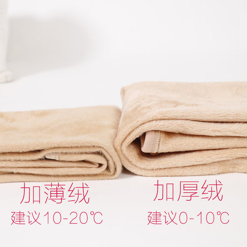 冬季保暖7分打底裤外穿加厚靴裤短裤加绒中裤女冬七分裤裸肤光腿 - 图3