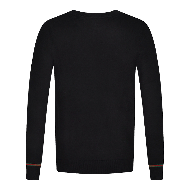 JEDOSS/爵迪斯男装秋冬专柜新款经典绿色烫钻长袖羊毛衫JS175 - 图0