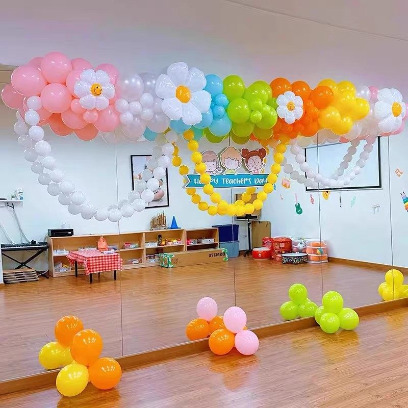 幼儿园教室装饰绿色气球套餐学校活动黑板氛围开学季氛围布置用品,淘宝优惠券,粉丝福利购,淘宝优惠卷