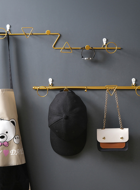 铁艺挂钩试衣间挂衣架壁挂墙壁玄关进门口衣服挂钩门后创意挂衣钩