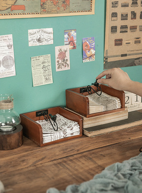 实木纸巾盒创意餐巾纸抽盒商用桌面个性收纳木质抽纸盒饭店zakka