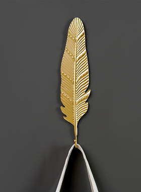 北欧风免打孔装饰衣帽挂钩铁艺轻奢服装店试衣间民宿酒店玄关单钩