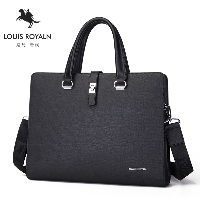 路易贵族高端时尚男士手提包公文包 路易贵族男士包袋