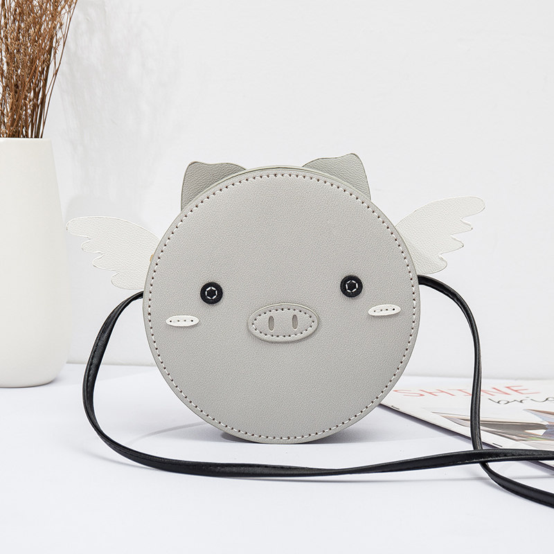 迷你小猪自制作礼物编织包包斜挎包 菲美女士包袋