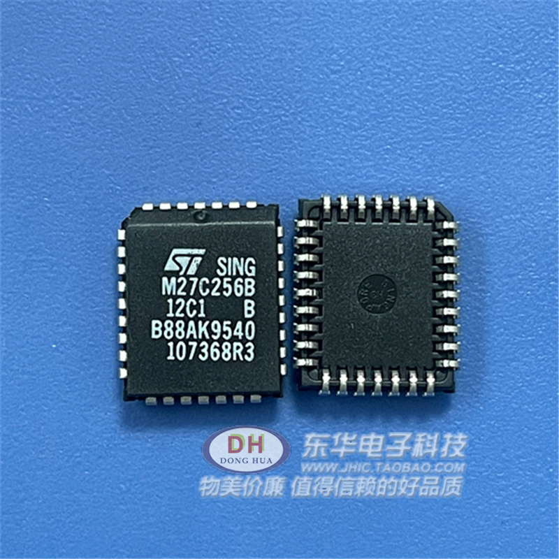 M27C256B-12C1 M27C256B封装PLCC32,ST储存器芯片,全新原装进口-图0