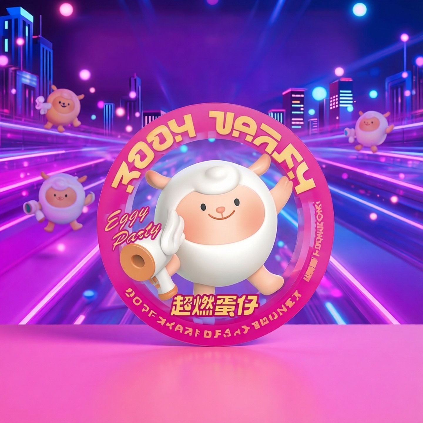 蛋仔派对吧唧盲盒镭射闪闪徽章卡通游戏周边学生书包装饰小挂件,淘宝优惠券,粉丝福利购,淘宝优惠卷