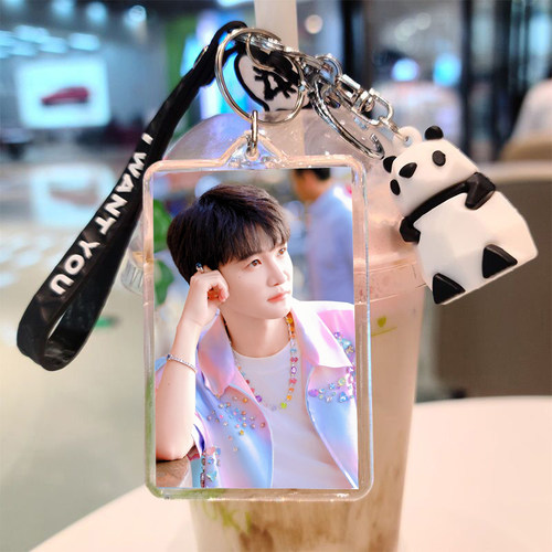 卡布叻周深周边钥匙扣挂件定制亚克力公仔书包挂饰应援女生日礼物 - 图3